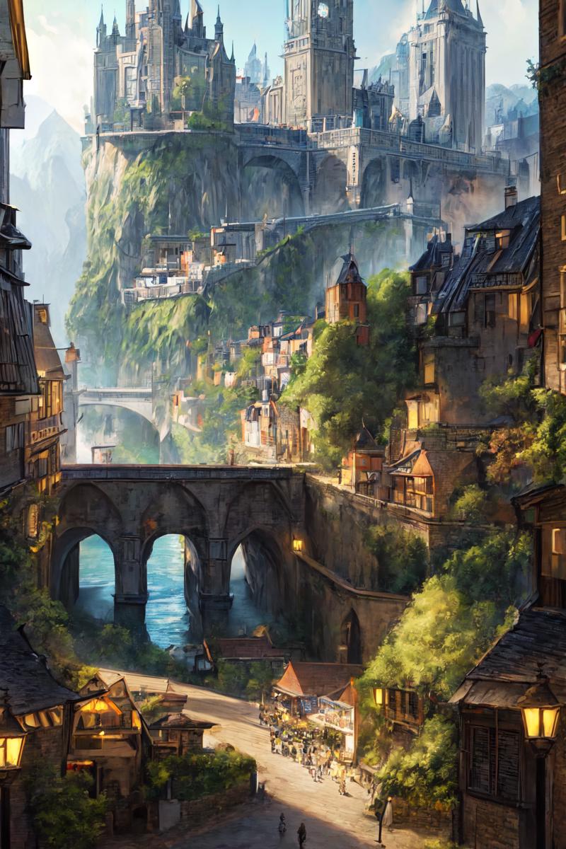 01077-3946163231-Landscape,distant view,fantasy style,medieval architecture,white brick walls,orange roofs,cobblestone roads,bustling shops,vendo.png